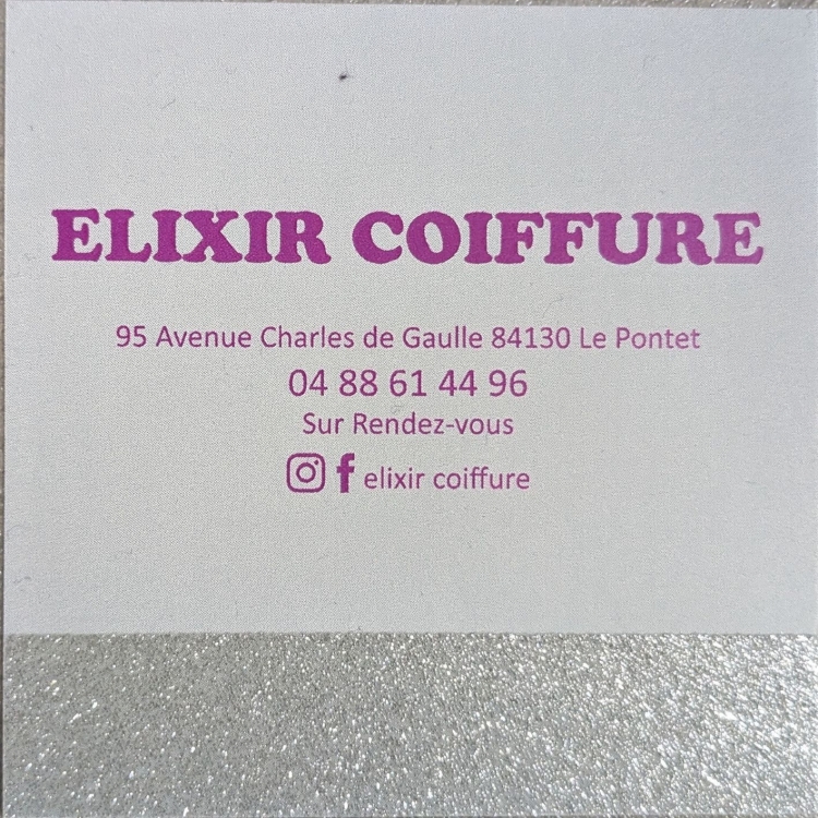 ELIXIR COIFFURE ELIXIR COIFFURE